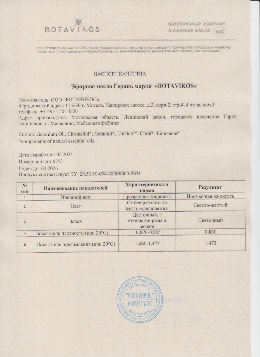Паспорт №022024